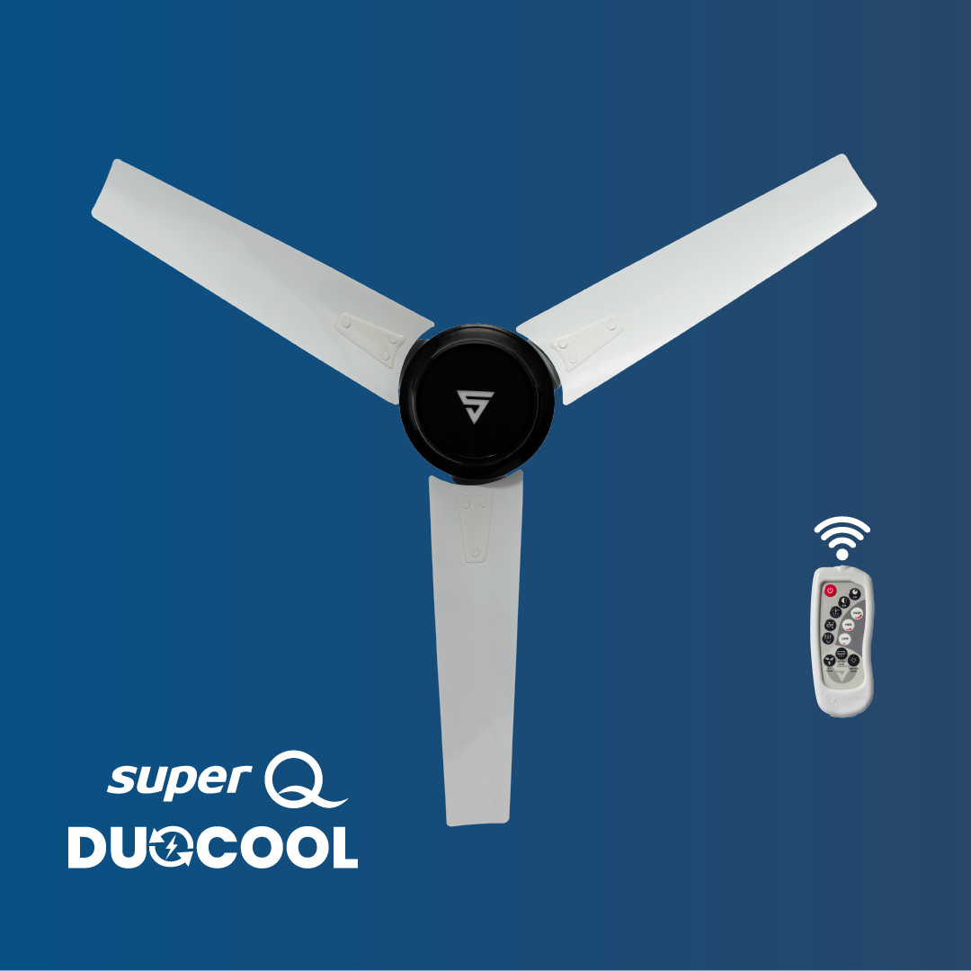 Super Q Duocool Combo IOT BLDC Ceiling Fan -48 Inches- Works with Alexa and Google Assistant