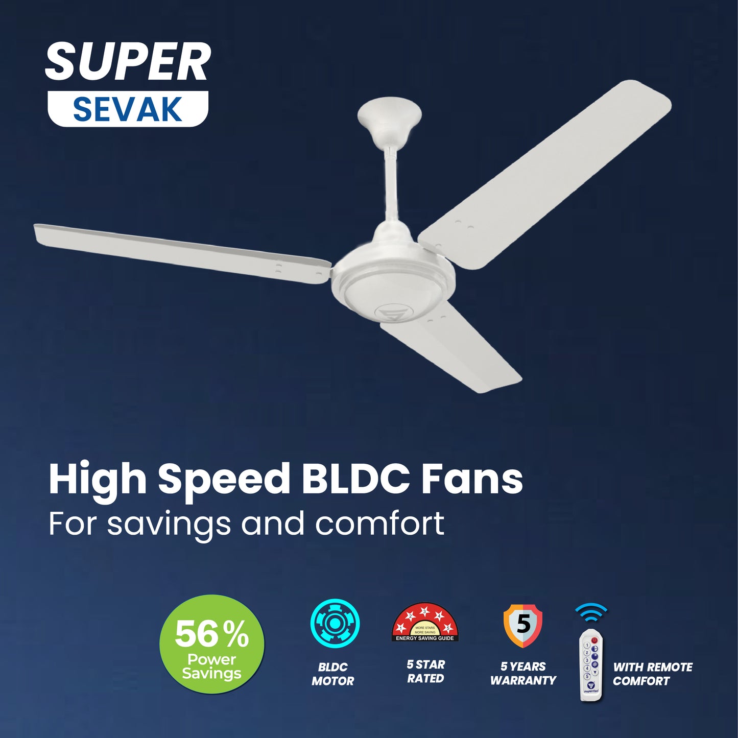 Super Sevak BLDC Ceiling Fan