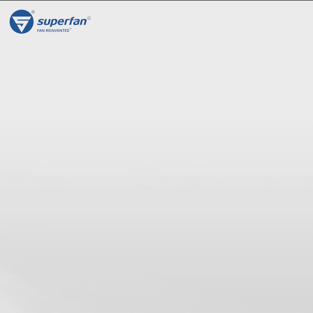 Super V1 BLDC Ceiling Fan - 56 Inches - High Speed Fan With Long Blades and Multi-color Opions