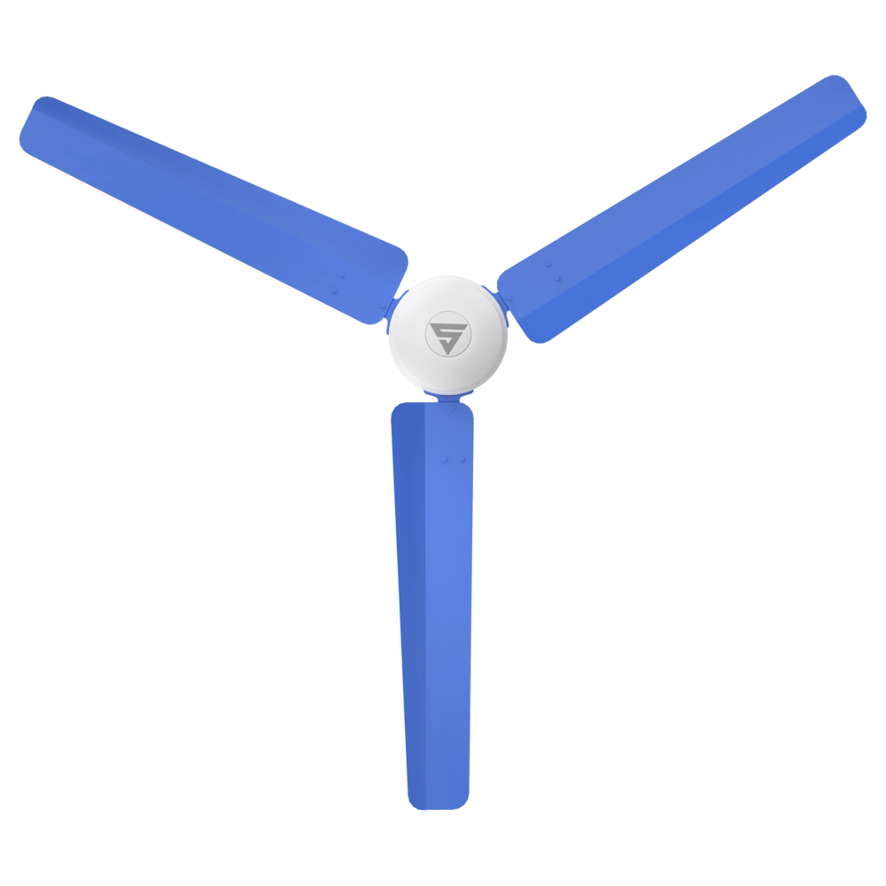 Super V1 BLDC Ceiling Fan - 56 Inches - High Speed Fan With Long Blades and Multi-color Opions