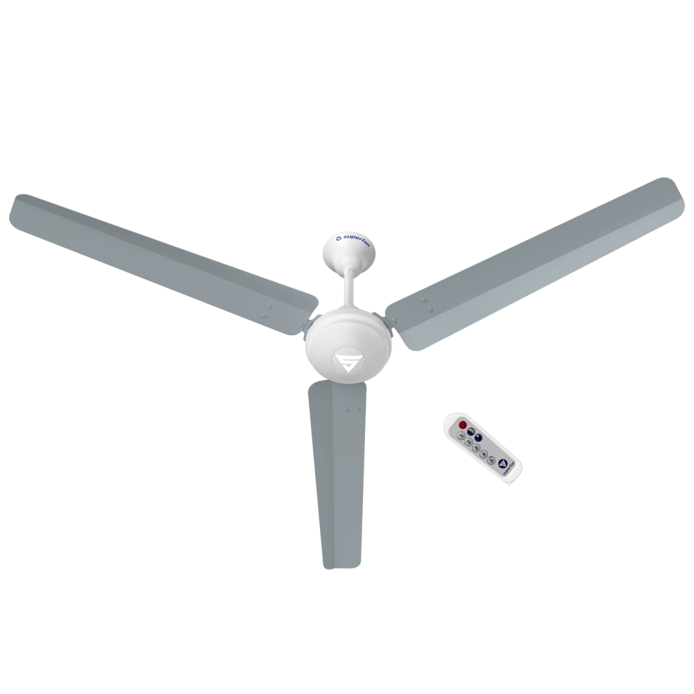 Super V1 BLDC Ceiling Fan - 56 Inches - High Speed Fan With Long Blades and Multi-color Opions