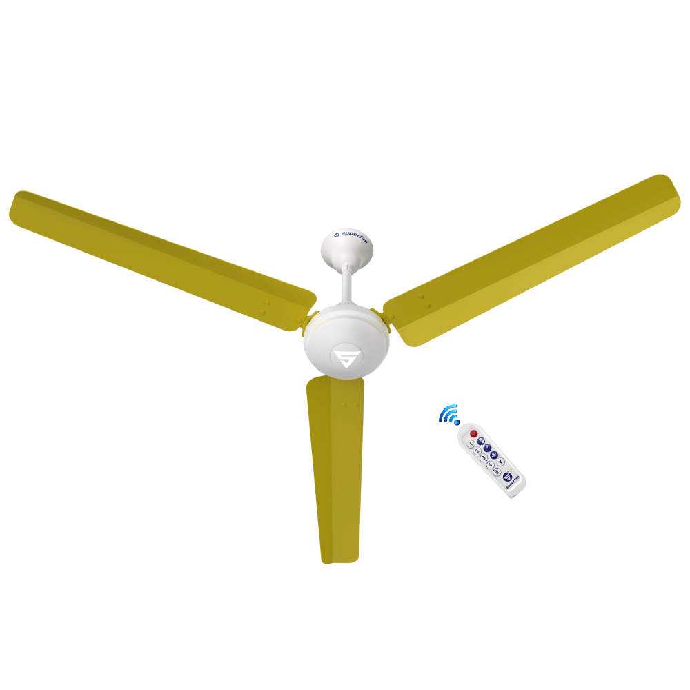 Super V1 BLDC Ceiling Fan - 56 Inches - High Speed Fan With Long Blades and Multi-color Opions