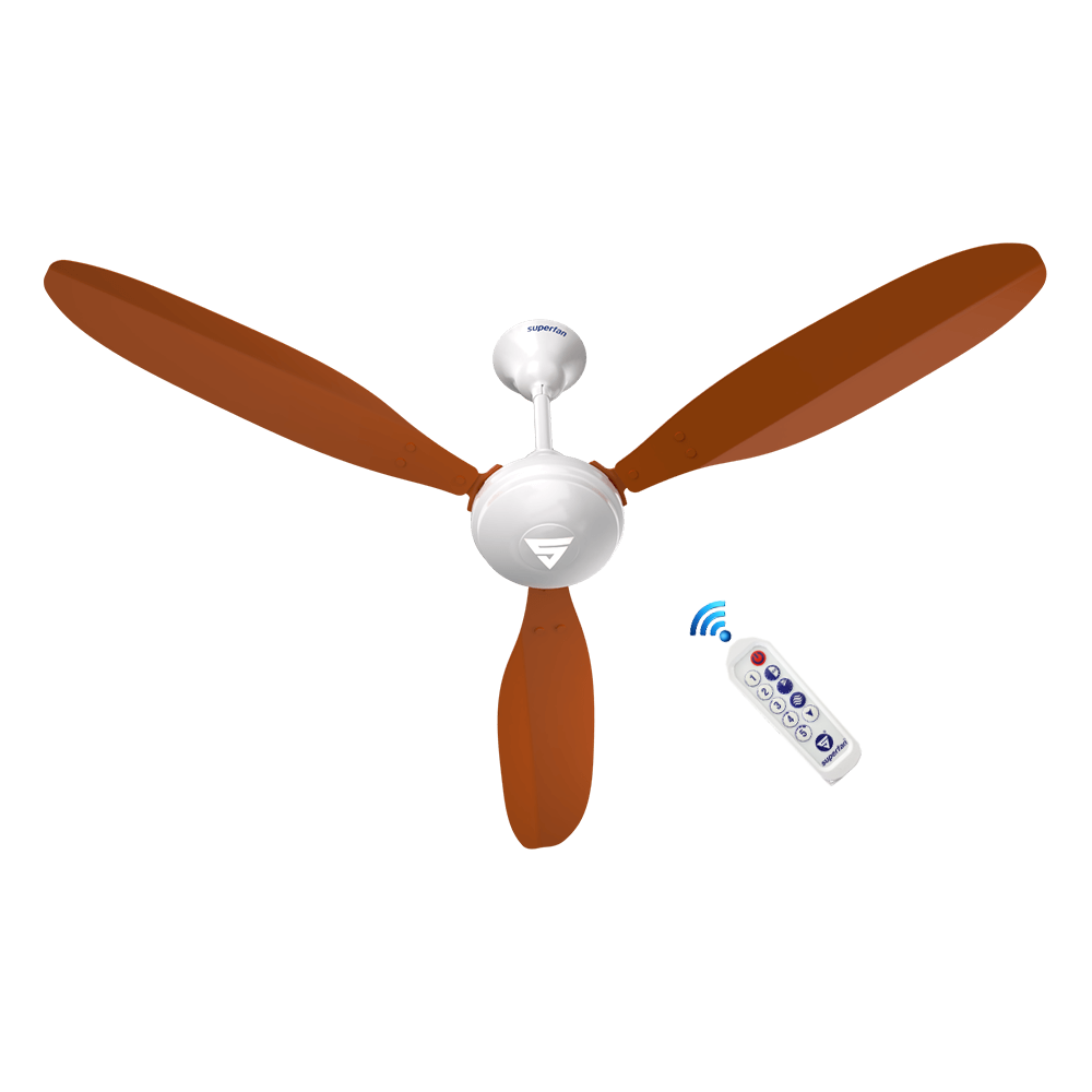Super X1 BLDC Ceiling Fan - 48 Inches - High speed fan - 385 RPM - Power Saving Fan