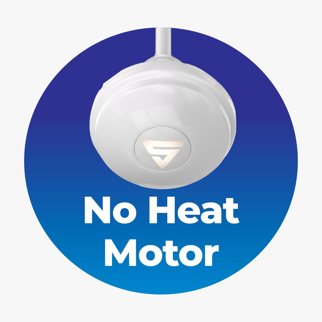 70% less heat than induction motor ceiling fans [Read More]