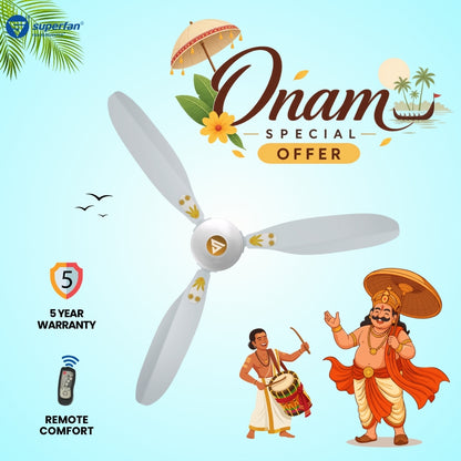 Superfan X1 White – Onam Pure Edition