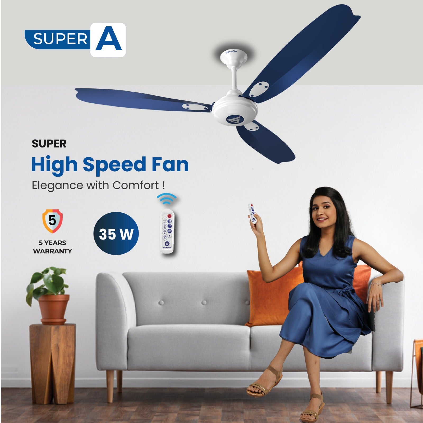 Super A1 BLDC Ceiling Fan - high-quality product