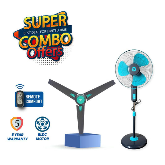Super Q & Super Visiree P6 BLDC Pedestal Fan