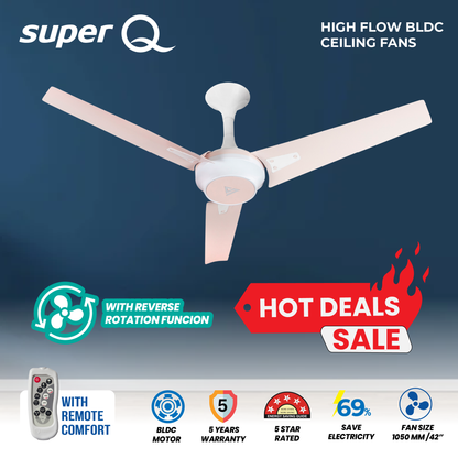 Super Q Rose Puff BLDC Ceiling Fan