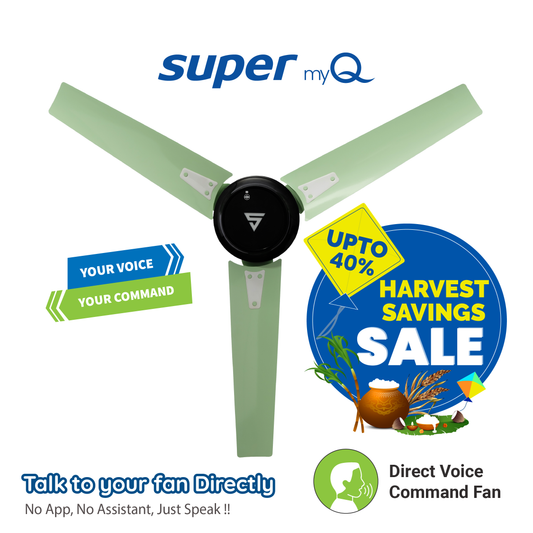 Super myQ Direct Voice Command BLDC Ceiling Fan