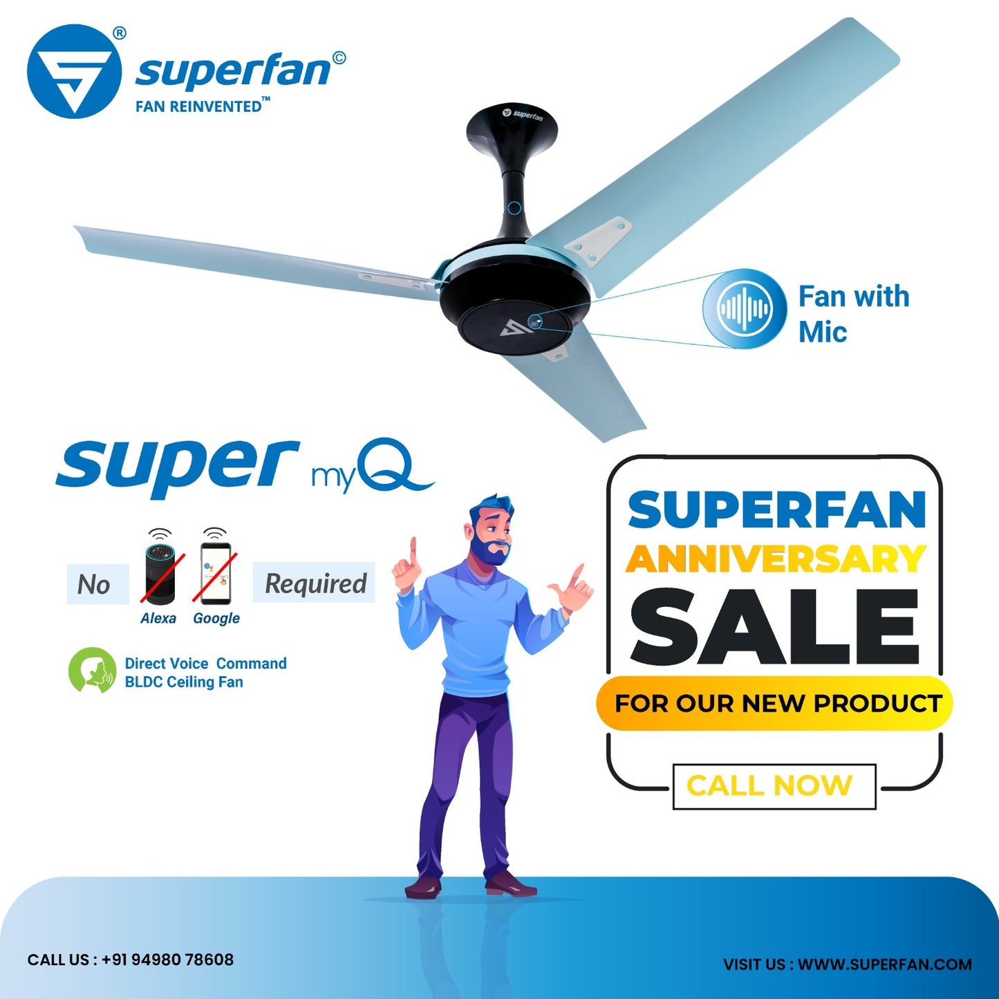 Super myQ BLDC Fan