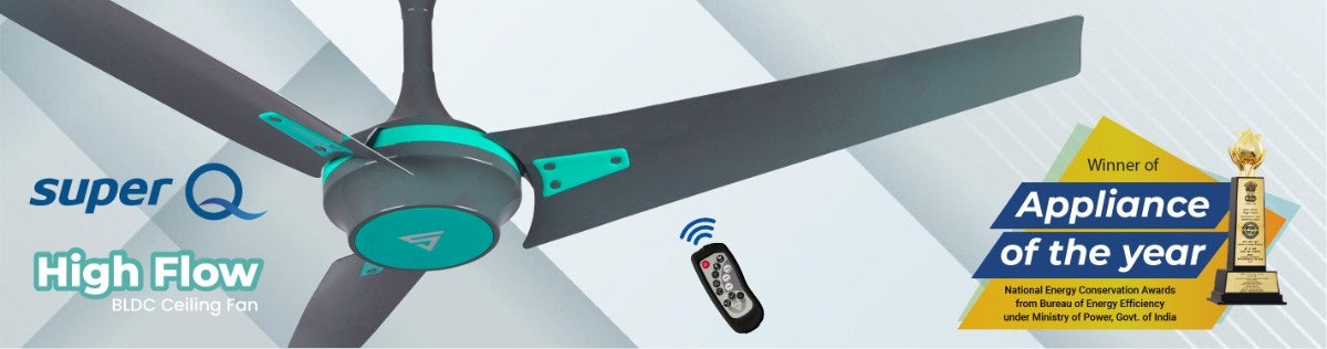 SuperQ- BLDC-High flow-ceiling fan