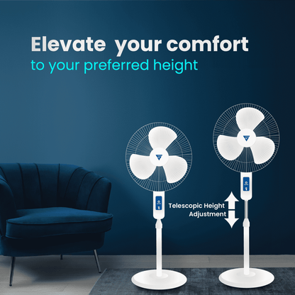 Super Visiree P6 BLDC Pedestal Fan with Remote | 5-Year Warranty