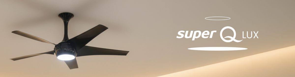 Super Q Lux BLDC Ceiling Fan with LED Light | Smart Bedroom Comfort Fan ...