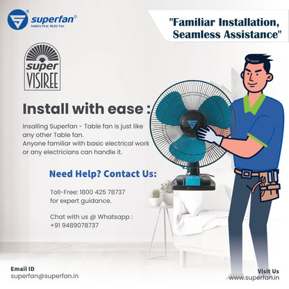 Super VISIREE T6 - Table Fan