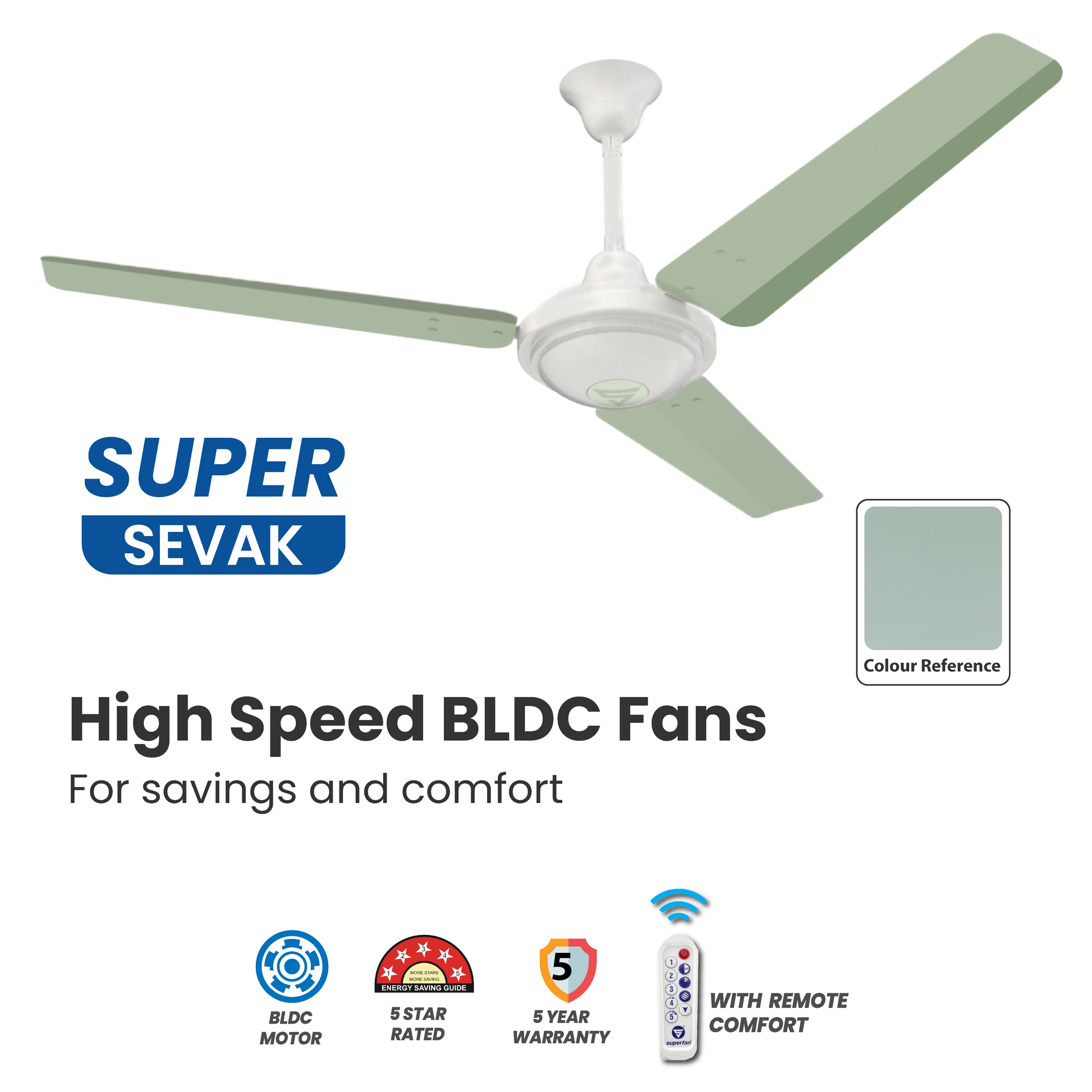 Super Sevak BLDC Ceiling Fan - Superfan