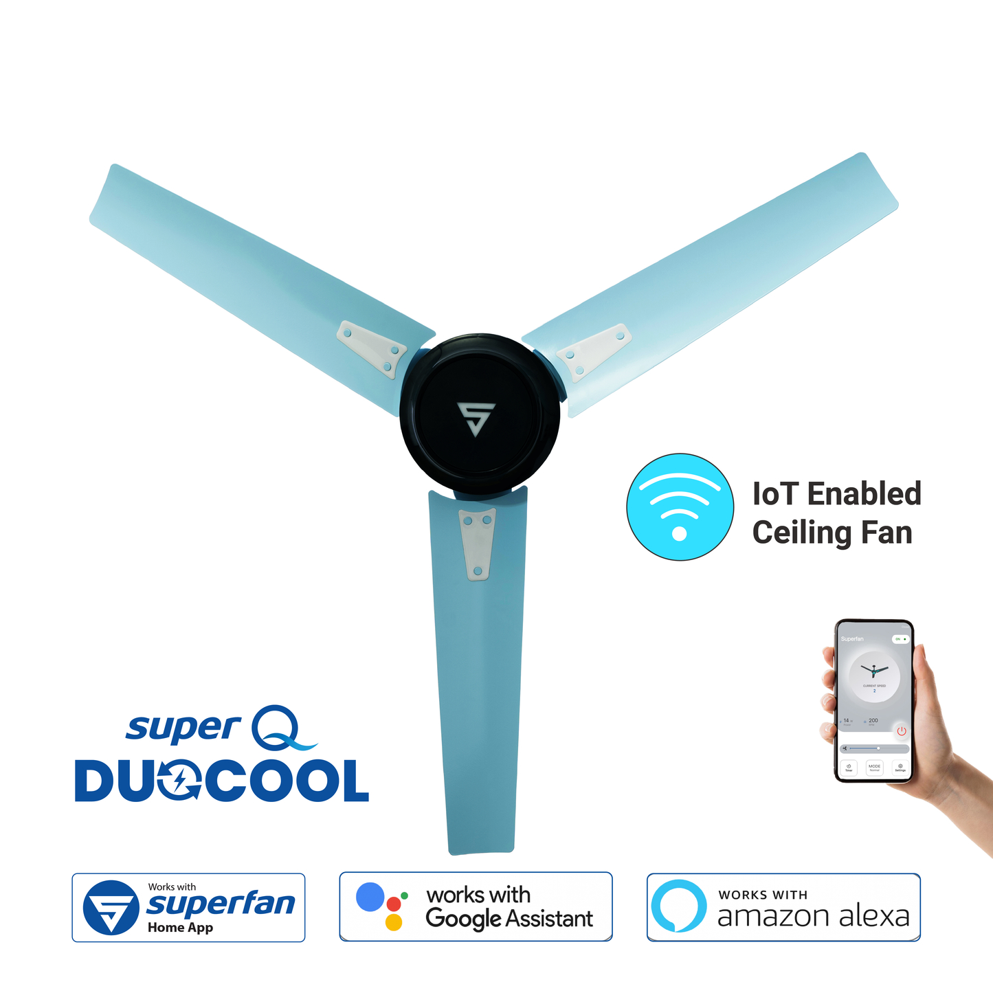 Super Q Duocool IOT BLDC Ceiling Fan