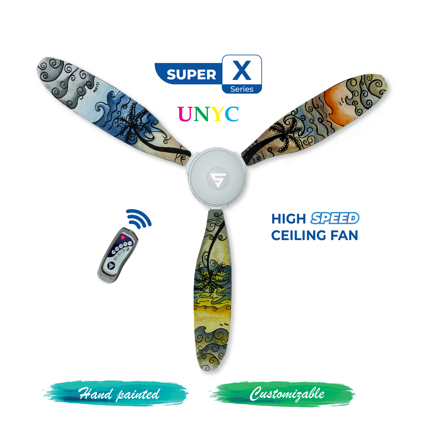Super X1 UNYC - Personalized BLDC Ceiling Fan