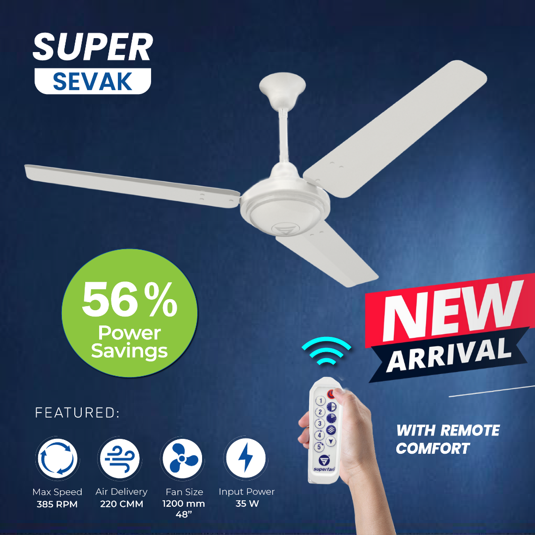 Super Sevak BLDC Ceiling Fan - Superfan