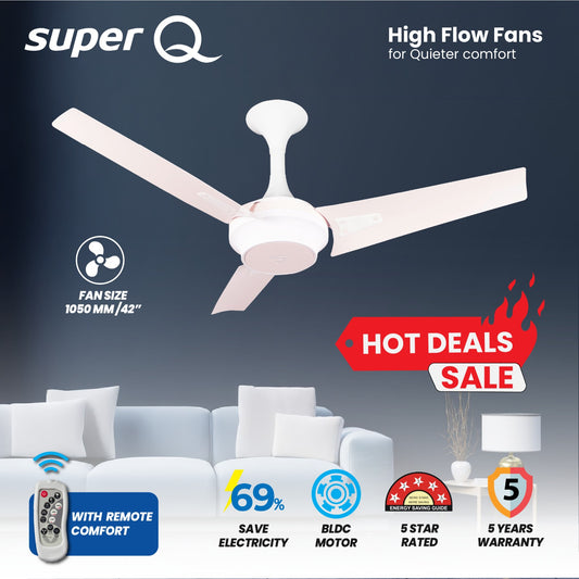 Super Q Rose Puff BLDC Ceiling Fan