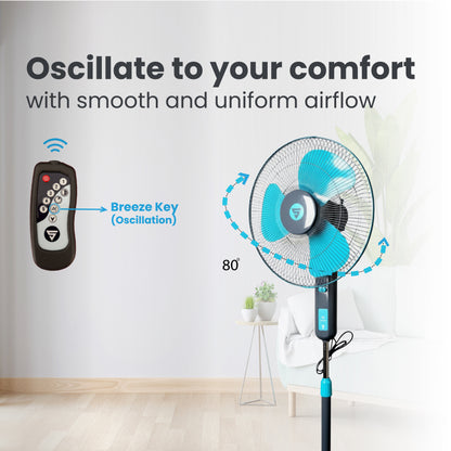 Super Q & Super Visiree P6 BLDC Pedestal Fan