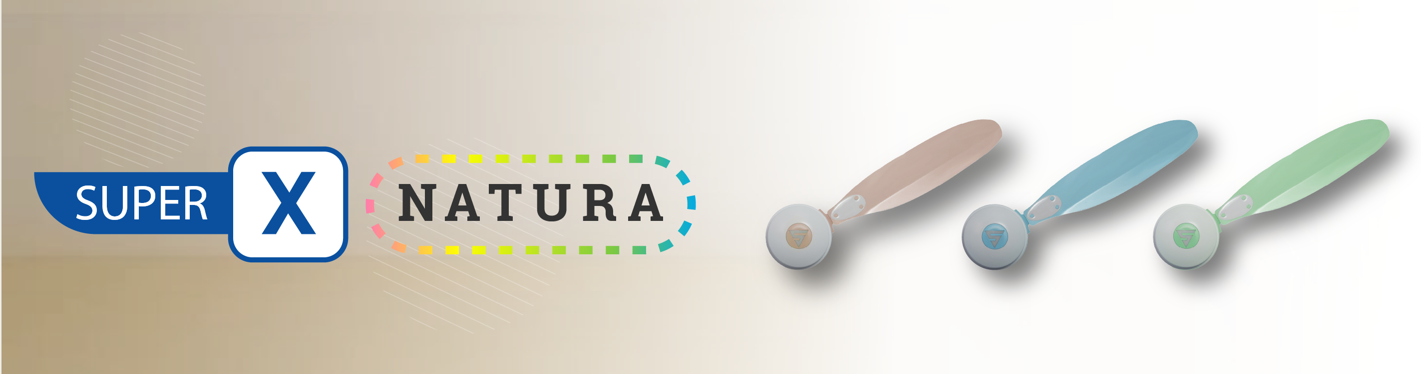 Superfan X Natura energy saving BLDC ceiling fan with remote control and modern design